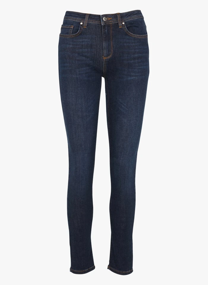 Raw Denim Organic Cotton-blend Slim-fit Jeans - Image 4