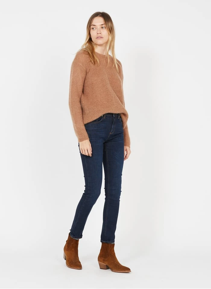 Raw Denim Organic Cotton-blend Slim-fit Jeans - Image 10