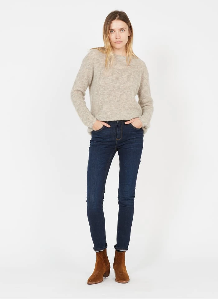 Raw Denim Organic Cotton-blend Slim-fit Jeans - Image 14