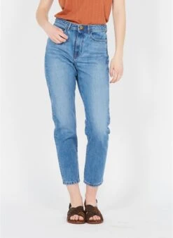 Sessun MOMON O - Faded Jeans Straight Faded Cotton Jeans