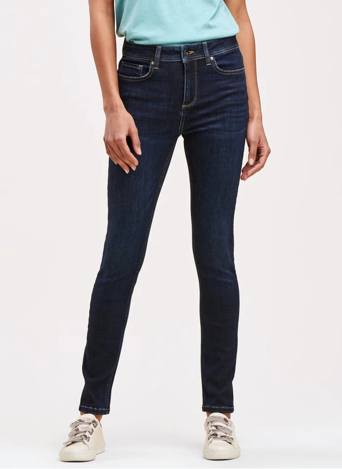 Raw Denim Organic Cotton-blend Slim-fit Jeans - Image 5