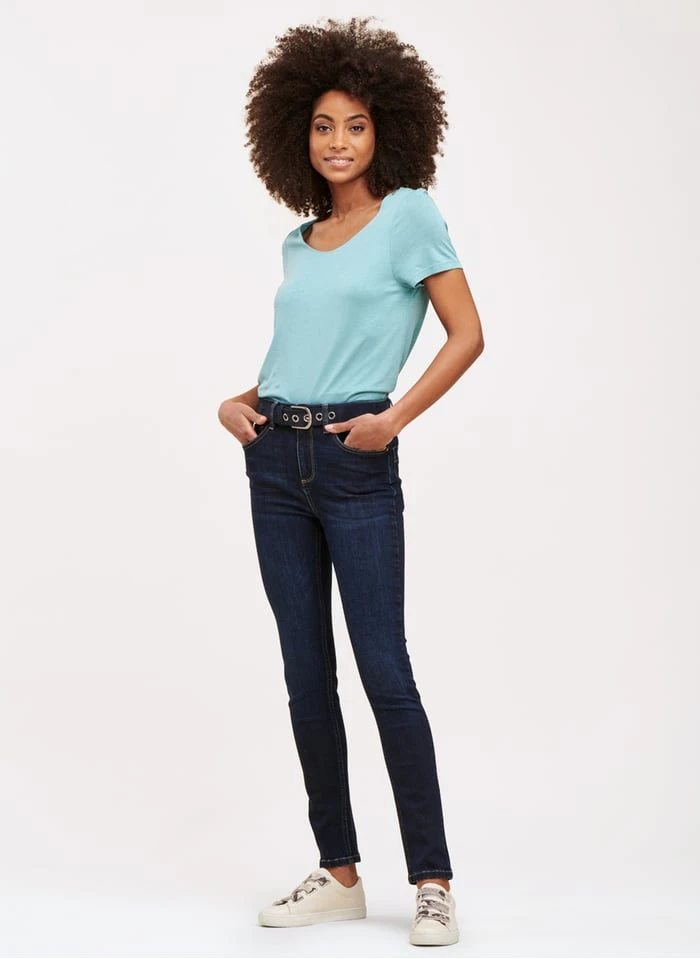 Raw Denim Organic Cotton-blend Slim-fit Jeans - Image 20