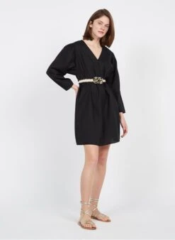 DES PETITS HAUTS EPILO - Black V-neck Top