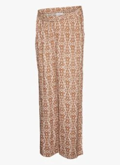 Mamalicious RITA - White Printed Wide-leg Pants