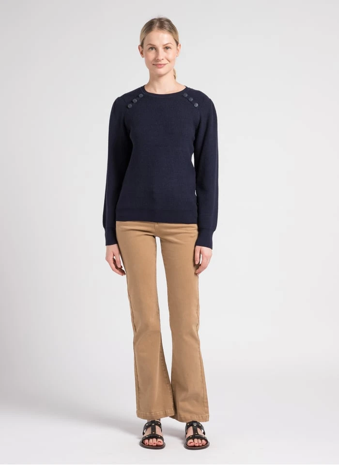 MAISON 123 NINON - Brown High-rise Bootcut Jeans - Image 5