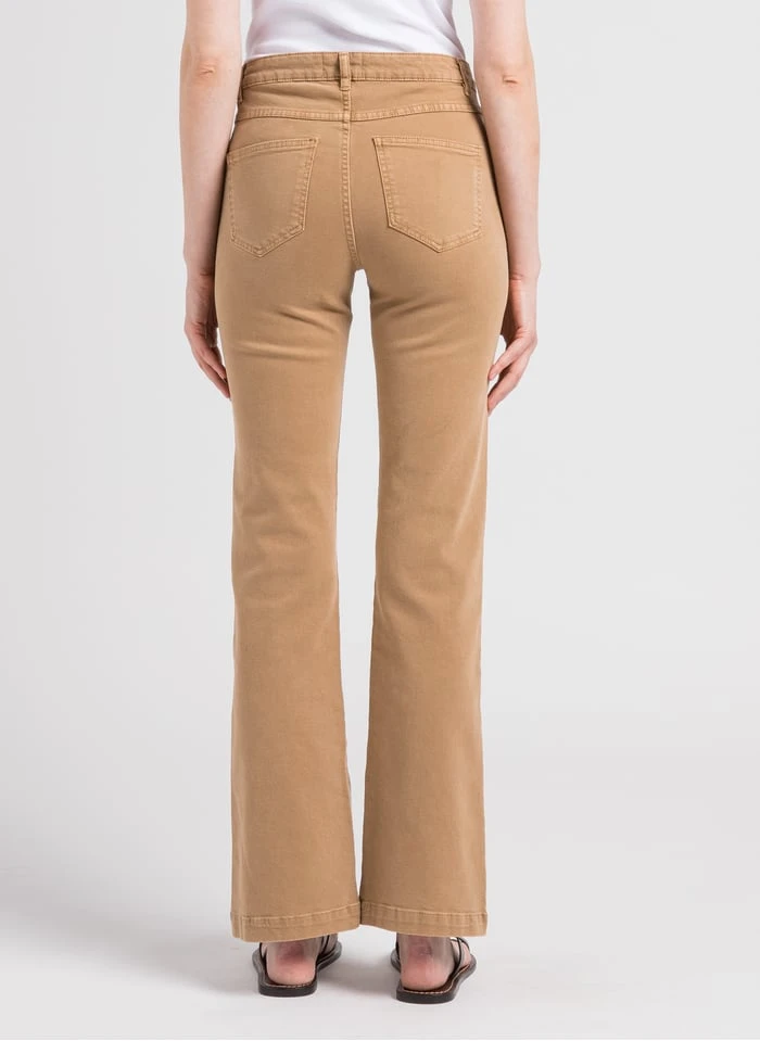 MAISON 123 NINON - Brown High-rise Bootcut Jeans - Image 2