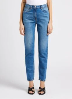IRO BROOKE - Faded Jeans Cotton-blend Straight-leg Jeans