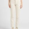 American Vintage SPYWOOD - Beige Slim-fit Organic Cotton Pants