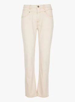 ASH - Beige High-rise Slim-fit Jeans
