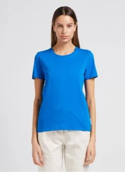 Marc O'Polo Blue Round-neck Cotton T-shirt