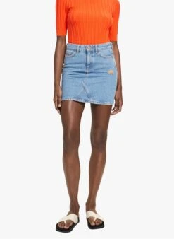 ESPRIT Faded Jeans Short Denim Skirt