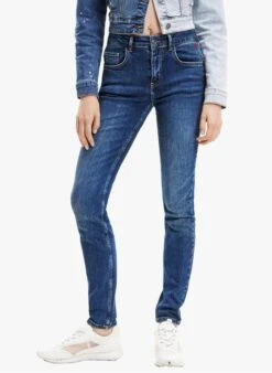 Desigual Faded Jeans Push-up Skinny Jeans