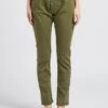 Please Khaki Slim-fit Cotton-blend Pants