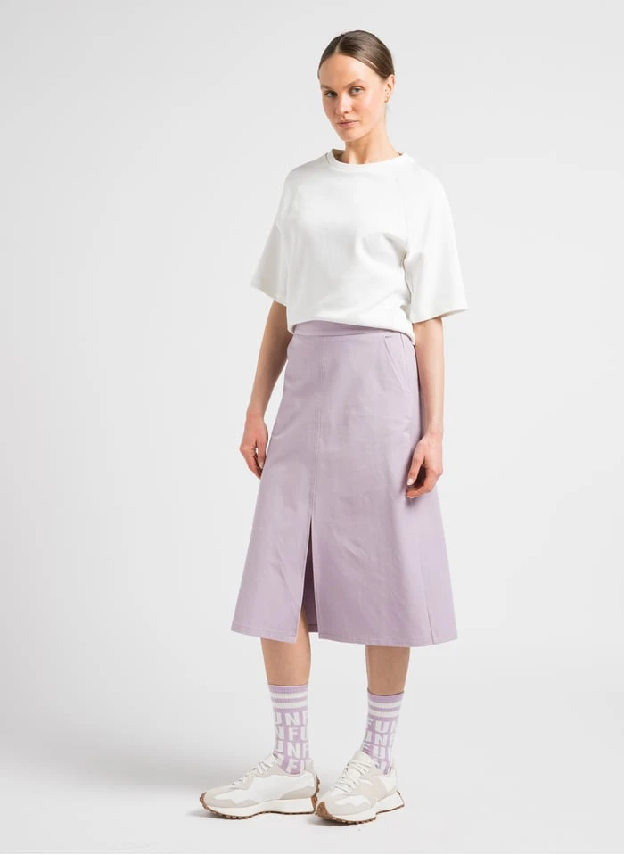 Max Mara Leisure TARANTO - White Short-sleeved Cotton-blend T-shirt - Image 4