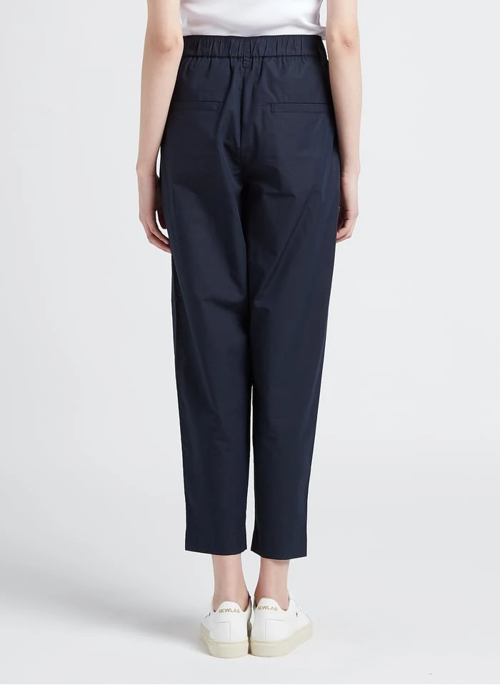 Marc O'Polo Blue Wide-leg Cotton-blend Pants - Image 2
