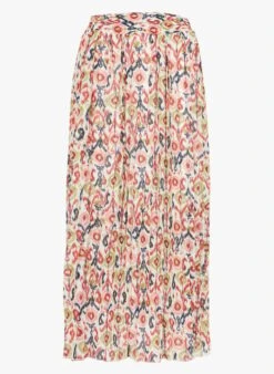 JESSICA - Pink Flared Midi Skirt