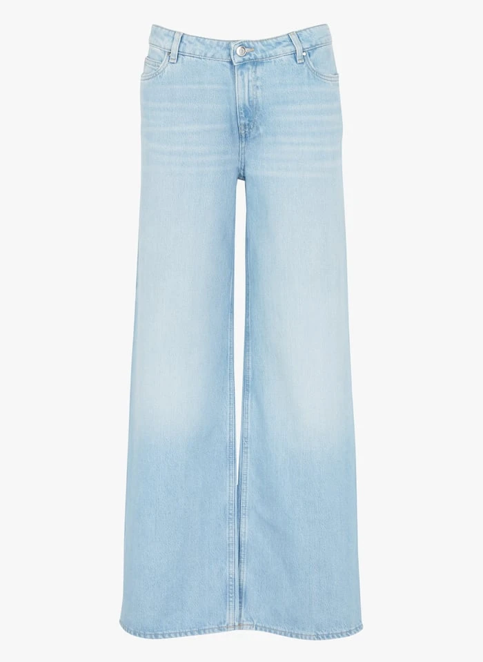 MAISON 123 SANDY - Faded Jeans High-rise Wide-leg Jeans - Image 4