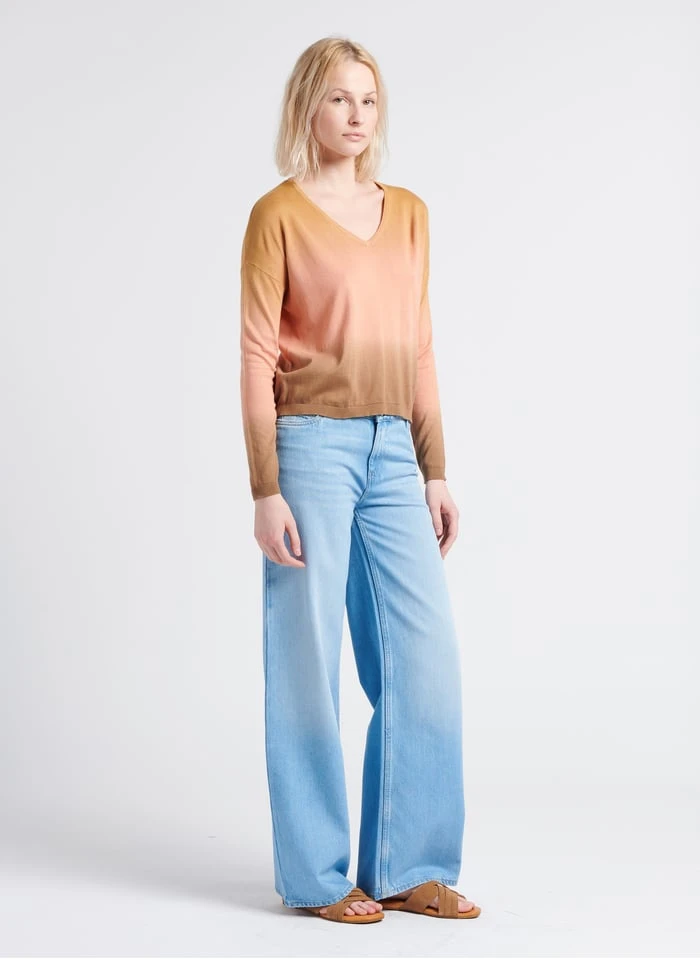 MAISON 123 SANDY - Faded Jeans High-rise Wide-leg Jeans - Image 9
