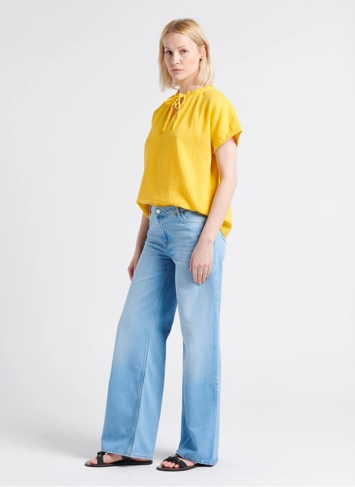 MAISON 123 SANDY - Faded Jeans High-rise Wide-leg Jeans - Image 19