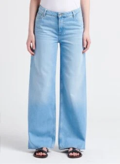 MAISON 123 SANDY - Faded Jeans High-rise Wide-leg Jeans