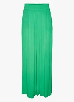 Vero Moda Curve MENNY - Green Flowing Wide-leg Pants