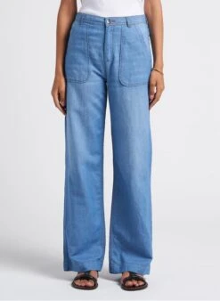 BERENICE MILANO - Raw Denim Flared Jeans