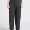 Soeur THABOR - Grey Wide-leg Washed Cotton Pants